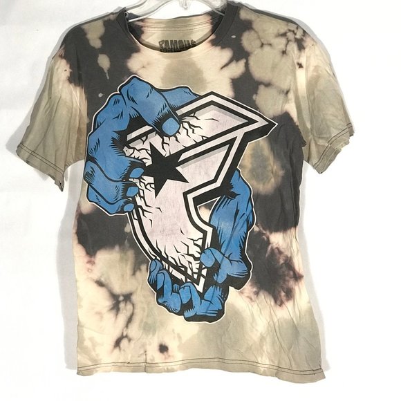Famous Stars & Straps Other - FAMOUS X Custom Acid Wash Shirt Small bleached